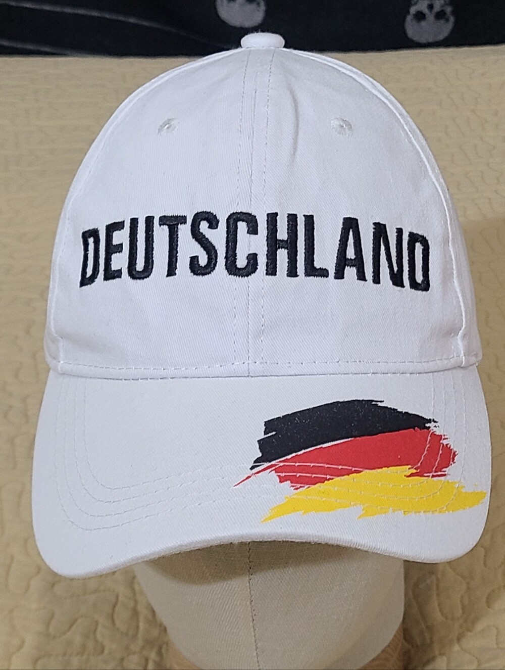 Deutschland Germany flag logo strapback hat